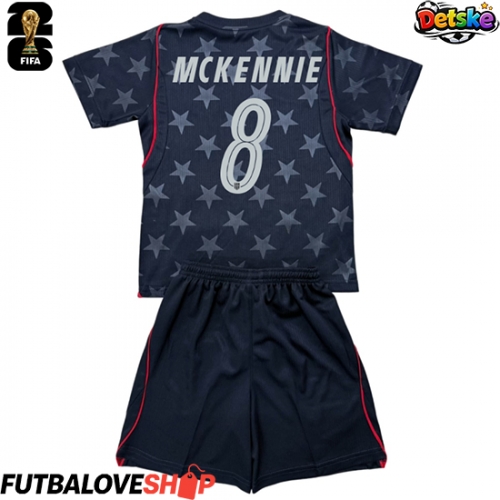 Dres Spojené štáty Weston McKennie #8 Preč pre deti MS 2026 Krátky Rukáv (+ trenírky)